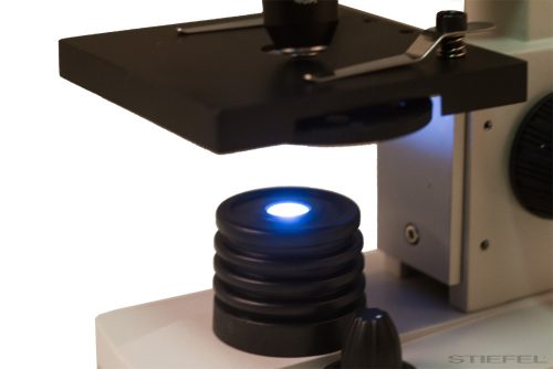 Levenhuk Rainbow 2L PLUS Monokuláris mikroszkóp, 64-640x, holdkő