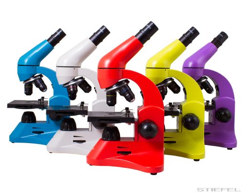 Levenhuk Rainbow 50L Monokuláris mikroszkóp, 64-1280x, ametiszt