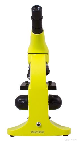 Levenhuk Rainbow 50L Monokuláris mikroszkóp, 64-1280x, lime