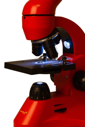 Levenhuk Rainbow 50L Monokuláris mikroszkóp, 64-1280x, narancs