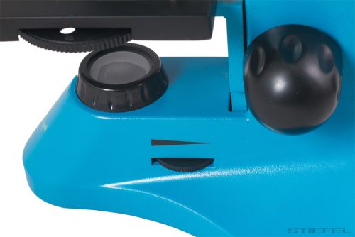 Levenhuk Rainbow 50L PLUS Monokuláris mikroszkóp, 64-1280x, azúr