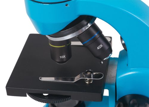 Levenhuk Rainbow 50L PLUS Monokuláris mikroszkóp, 64-1280x, azúr