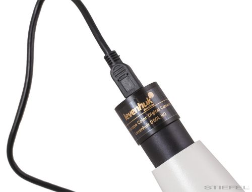 Levenhuk Rainbow D50L PLUS 2 MP Digitális mikroszkóp, 64-1280x, holdkő