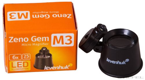 Levenhuk Zeno Gem M3 Nagyító, 6x