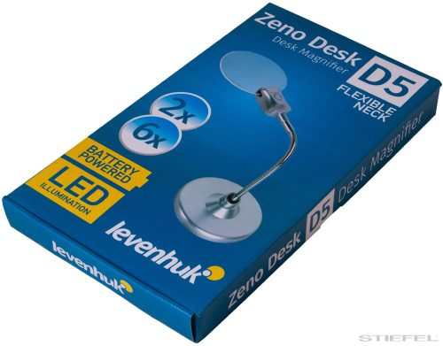 Levenhuk Zeno Desk D5 Nagyító, 2-6x
