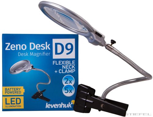 Levenhuk Zeno Desk D9 Nagyító, 2-5x