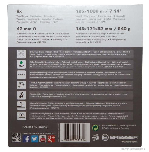 Bresser Pirsch 8x42 Kétszemes távcső