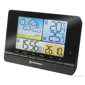 Bresser MeteoTrend Colour RC Időjárás állomás, fekete