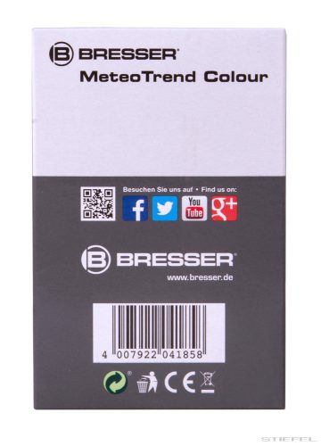 Bresser MeteoTrend Colour RC Időjárás állomás, fekete