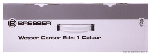 Bresser 5 az 1-ben Wi-Fi kompatibilis időjárás állomás, színes kijelzős, fekete