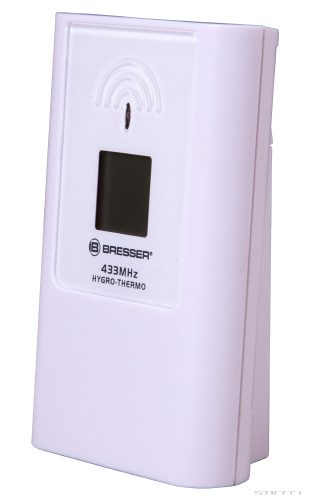 Bresser TemeoTrend JC LCD RC Időjárás állomás (falióra), fekete