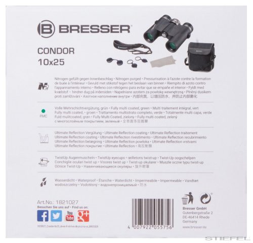 Bresser Condor UR 10x25 Kétszemes távcső