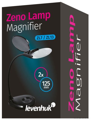 Levenhuk Zeno Lamp ZL7 Nagyító, fehér, 2x
