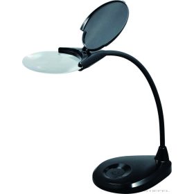 Levenhuk Zeno Lamp ZL7 Nagyító, fekete, 2x