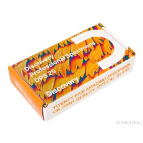   Levenhuk Discovery Prof DPS 25 Mikropreparátum készlet, Biológia, madarak stb.