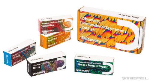 Levenhuk Discovery Prof DPS 25 Mikropreparátum készlet, Biológia, madarak stb.
