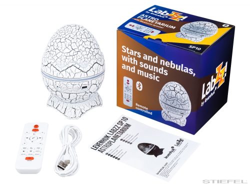 Levenhuk LabZZ SP10 Dínótojás csillagplanetárium, White Pearl