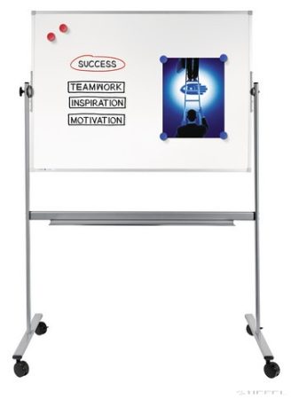 Legamaster ECONOMY forgatható mágneses fehér tábla (whiteboard), 100x150 cm