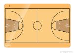   Legamaster Kosárlabda taktikai tábla, 30x40 cm (több méretben)