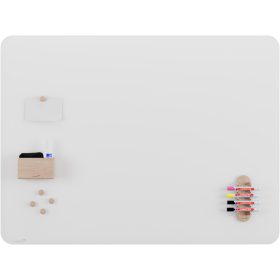   Legamaster Matt felületű, kerekített sarkú, színes, mágneses üvegtábla, cloud dancer,  90x120 cm