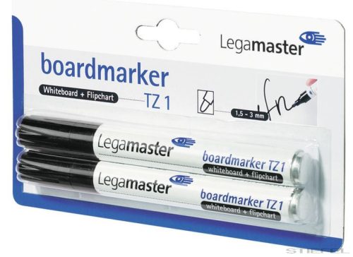 Legamaster Táblafilc TZ1 fekete, 10 db/csomag
