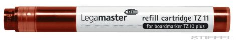 Legamaster Táblafilc TZ 10 utántöltő, piros, 5 db/csomag