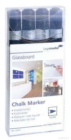 Legamaster Táblafilc üvegtáblákhoz (4 db/csomag, fekete)