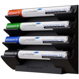 Mágneses táblafilctartó fehértáblákhoz, fekete