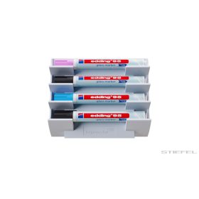   Mágneses táblafilctartó üvegtáblákhoz, meleg szürke Kifutó termék! Amíg a készlet tart!