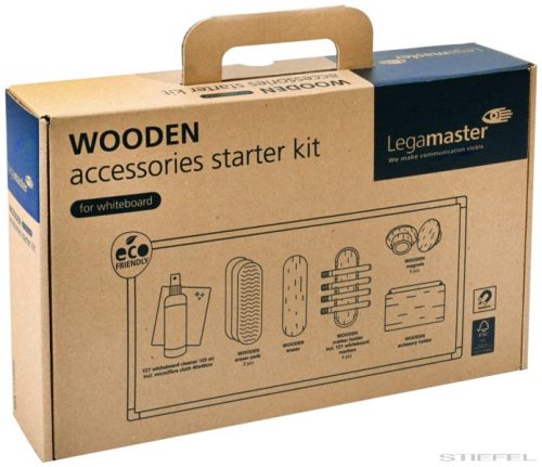 Fából készült fehértábla kiegészítők készlete (FSC minősítés)