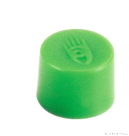 Táblamágnes, 10 mm, zöld
