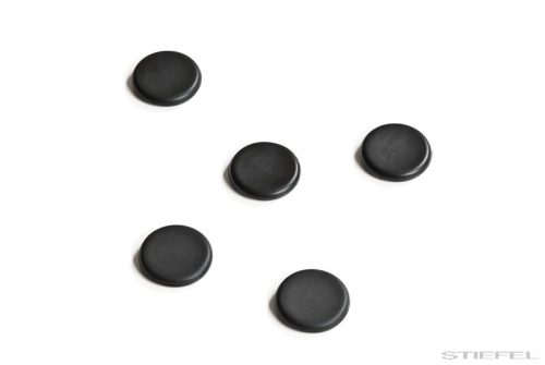 Extra erős mágnes üvegtáblához, 5 db/csomag, fekete