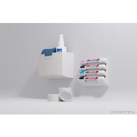 Extra erős mágnesek üvegtáblához, 5 db, meleg szürke