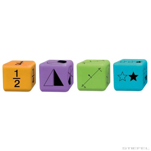 Törteket ábrázoló kocka