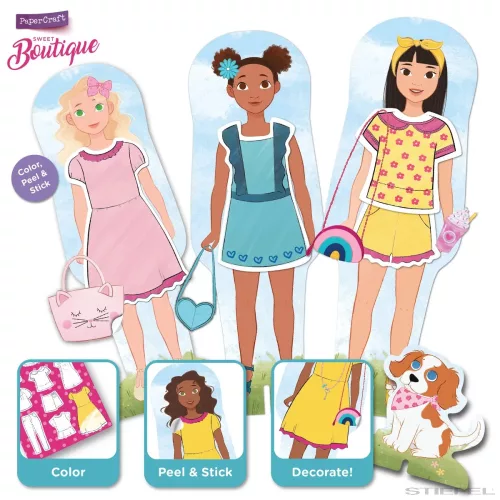 PaperCraft Sweet Boutique - öltöztetős játékkészlet