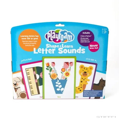 Playfoam® Shape & Learn betűket tanuló készlet