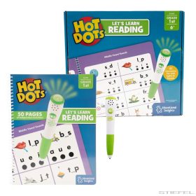  Hot Dots® Let's Learn Reading - első osztályos olvasási munkafüzet és interaktív toll