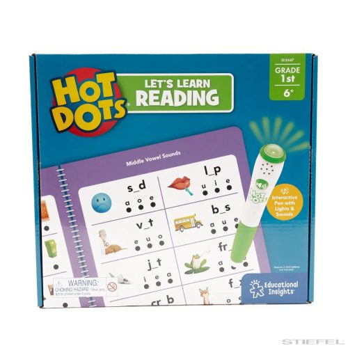 Hot Dots® Let's Learn Reading - első osztályos olvasási munkafüzet és interaktív toll