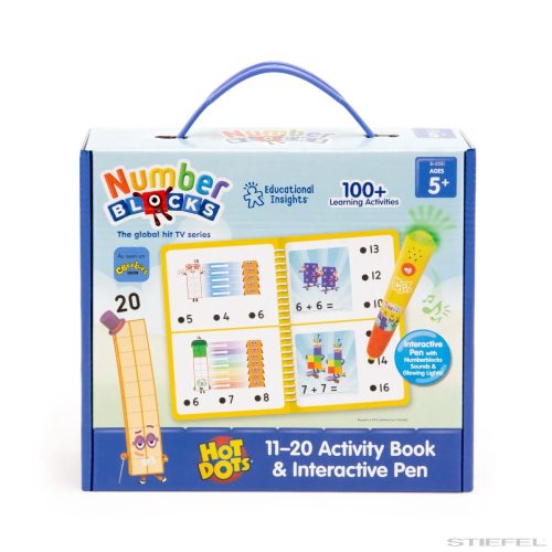 Hot Dots® Numberblocks® 11-20 Tevékenységkönyv és toll