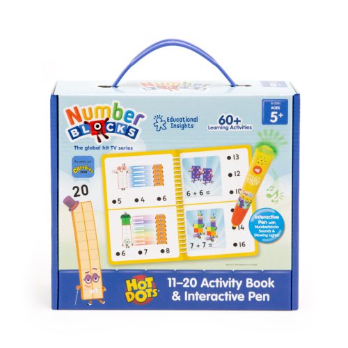 Hot Dots® Numberblocks® 11-20 foglalkoztatókönyv és toll