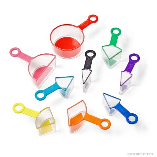 Rainbow Fraction® mérőpoharak (9 db)