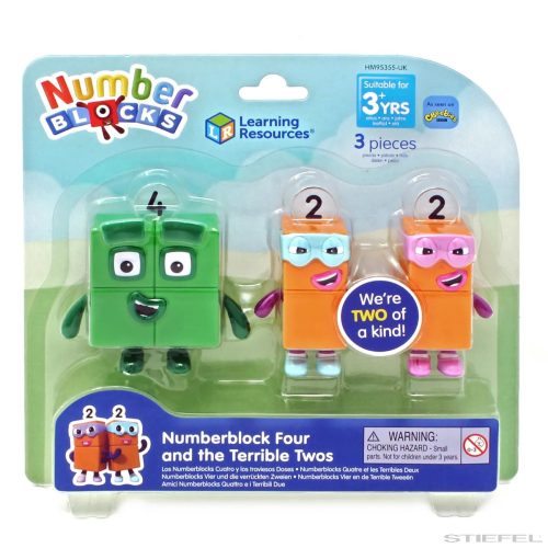 Numberblocks®  Négyes és a Rosszcsont Kettesek játékkészlet