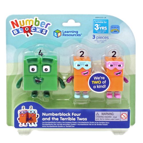 Numberblocks®  Négyes és a Rosszcsont Kettesek játékkészlet
