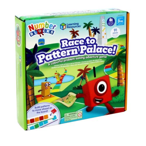 Numberblocks® Verseny a Mintapalotába társasjáték