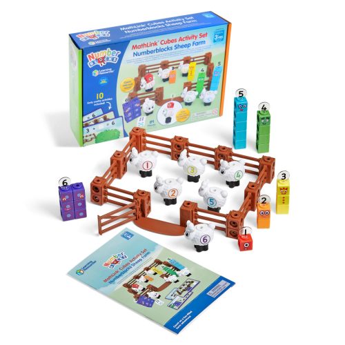 Numberblocks®  Számoló bárányfarm MathLink® Kocka játékkészlet