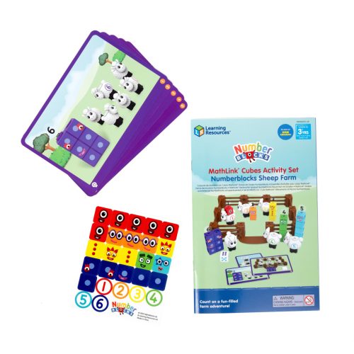Numberblocks®  Számoló bárányfarm MathLink® Kocka játékkészlet