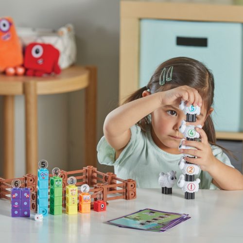 Numberblocks®  Számoló bárányfarm MathLink® Kocka játékkészlet