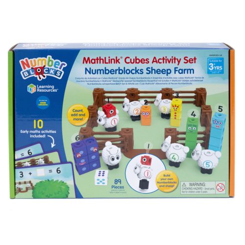 Numberblocks®  Számoló bárányfarm MathLink® Kocka játékkészlet