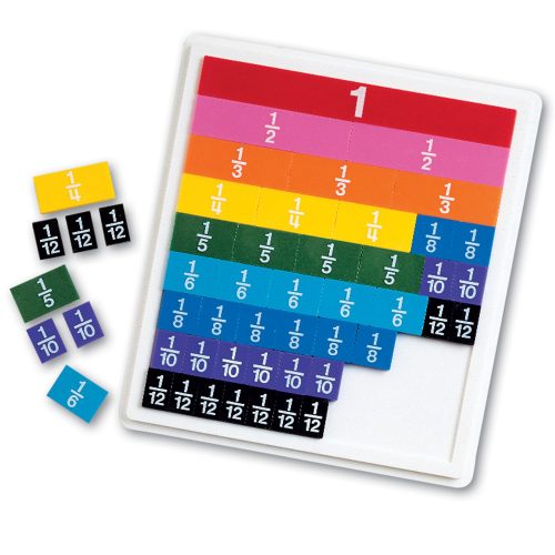 Rainbow Fraction® Osztásgyakorló csempék (tálcával)