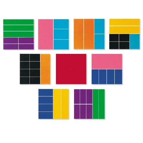 Rainbow Fraction® Osztásgyakorló négyzetek